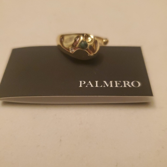 NWT Palmero adjustable open band gold plated over copper Ring. - Picture 1 of 7
